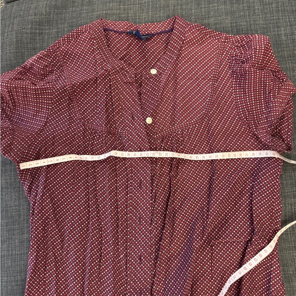 American Eagle Polka Dot Shirt/Blouse - Picture 6 of 7